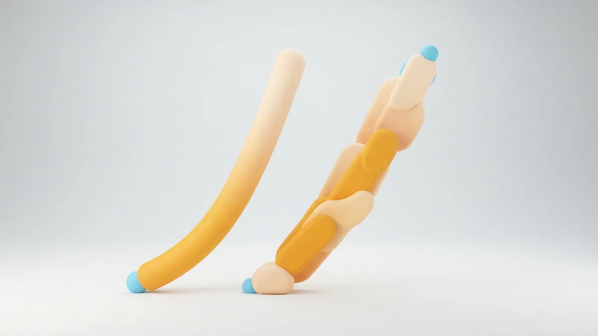 Results can vary over time Abstract curved forms suggest changing results and a steady approach to weight management