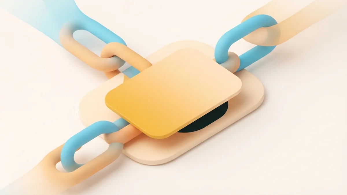 A tidy profile link Minimal rounded links gathered into one clear profile destination