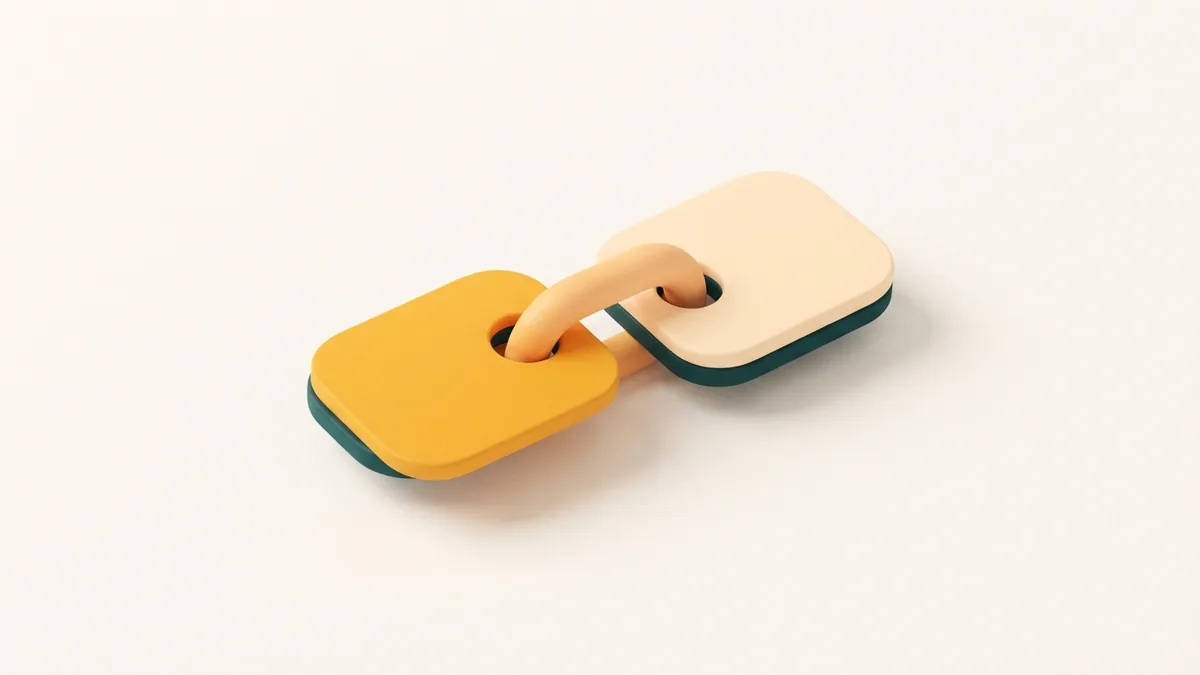 A clear path from clip to channel Rounded cards joined by a link to show a path from TikTok videos to YouTube content
