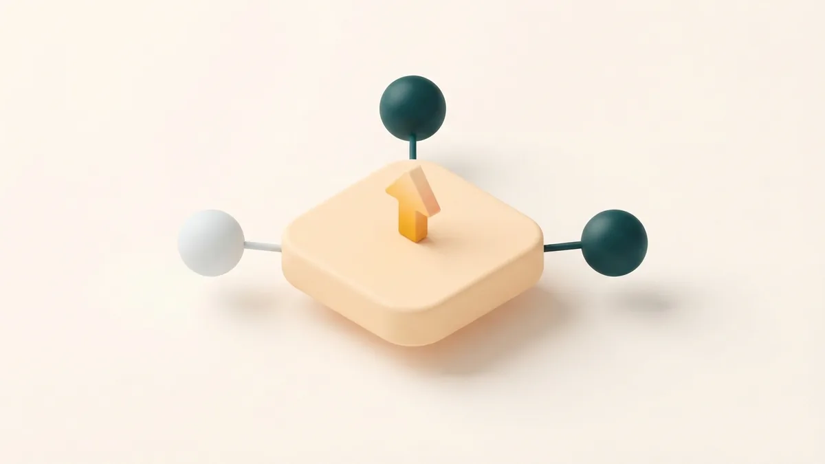 Abstract profile tile with connected nodes showing how musicians shape an Instagram bio