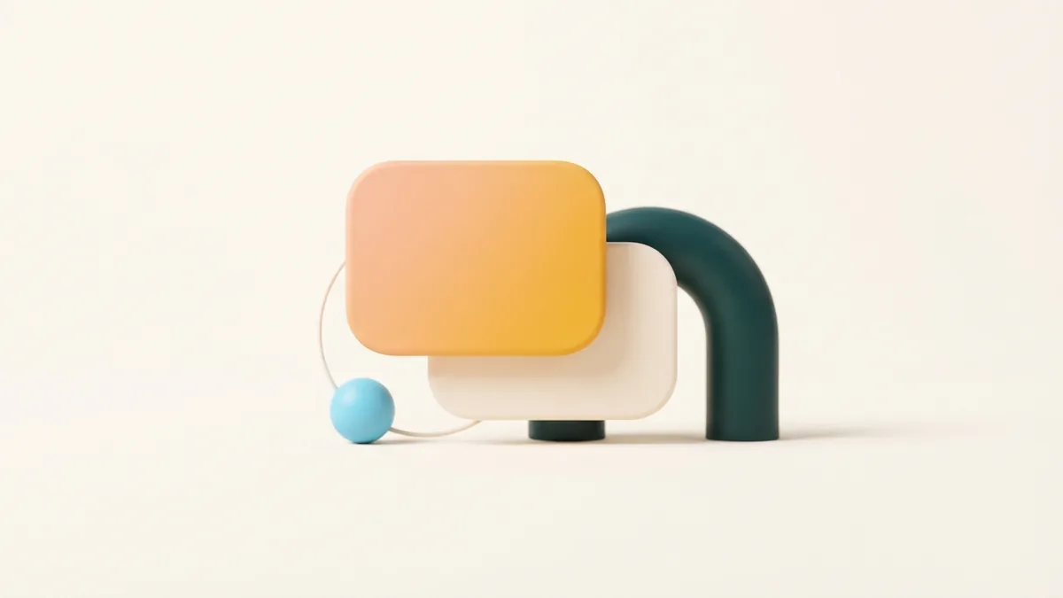 A selection of rounded shapes represents varied styles for a profile bio