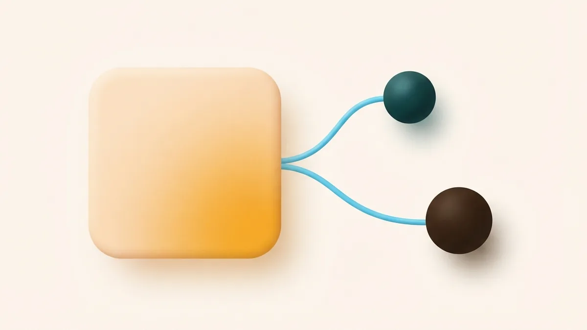 Balanced linked nodes representing clear account choices in a profile