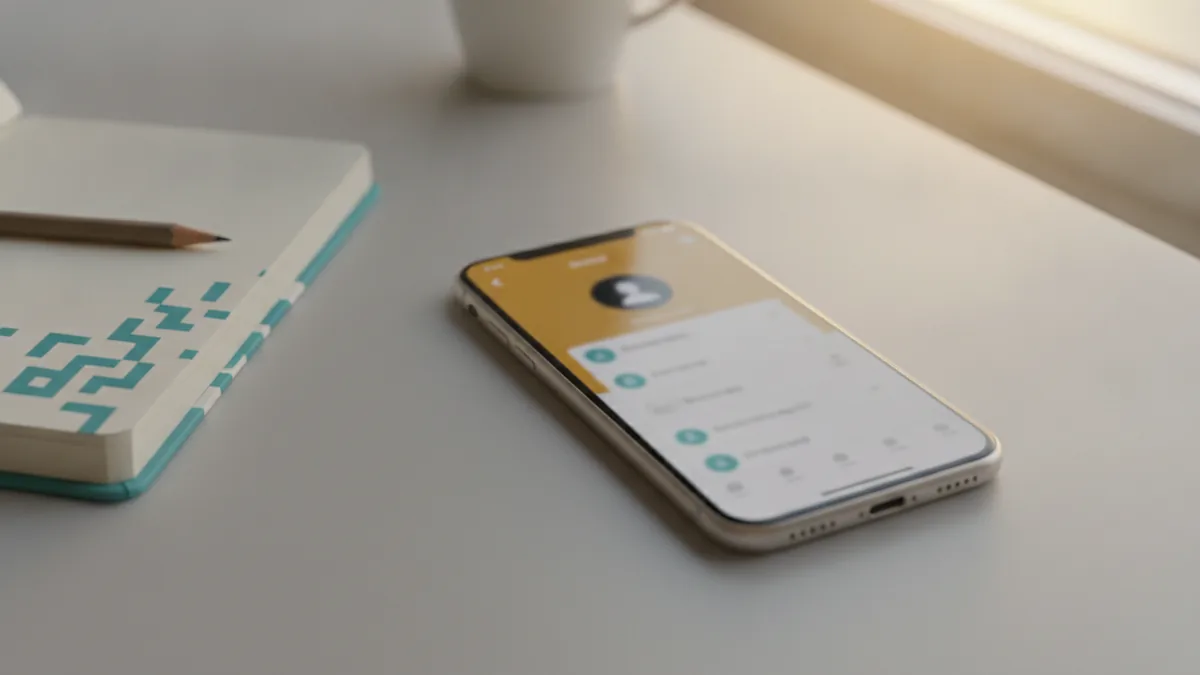 Know what TikTok unlocks Phone on a desk showing profile settings while preparing a TikTok bio link