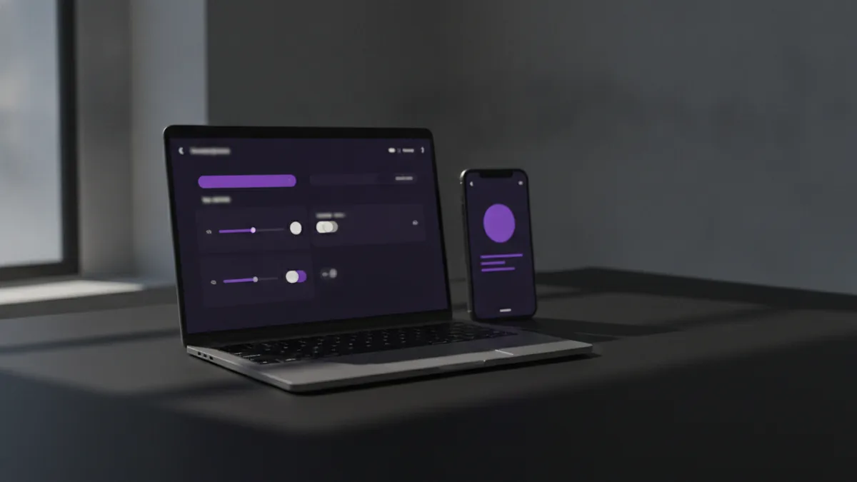 Update and test your bio link Laptop and phone used to update and test a bio link destination