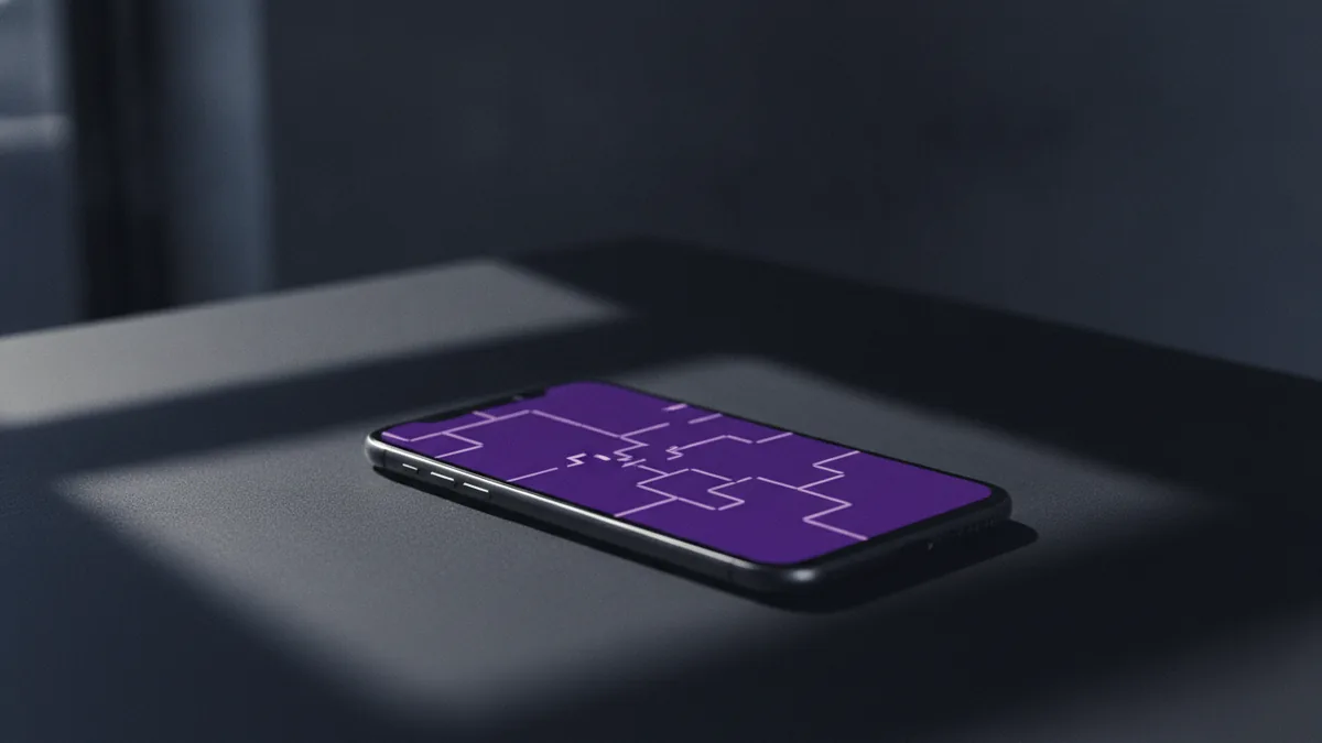 Fix missing link options Smartphone showing a problem moment, representing troubleshooting a bio link.