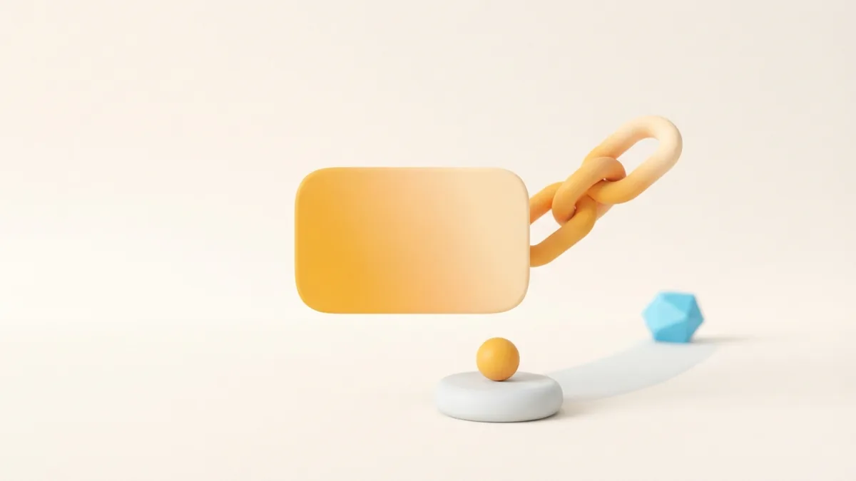 A clear path from a profile card to a focused destination, shown with simple shapes