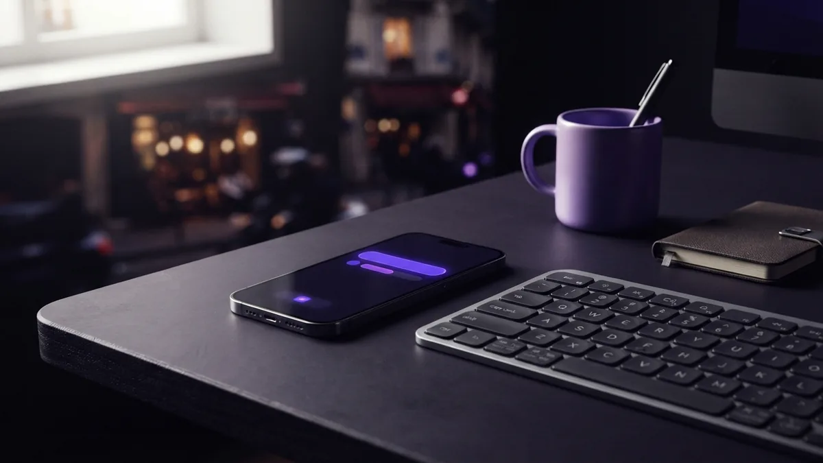 Adding a website destination Smartphone and keyboard arranged for adding a website destination to a social profile