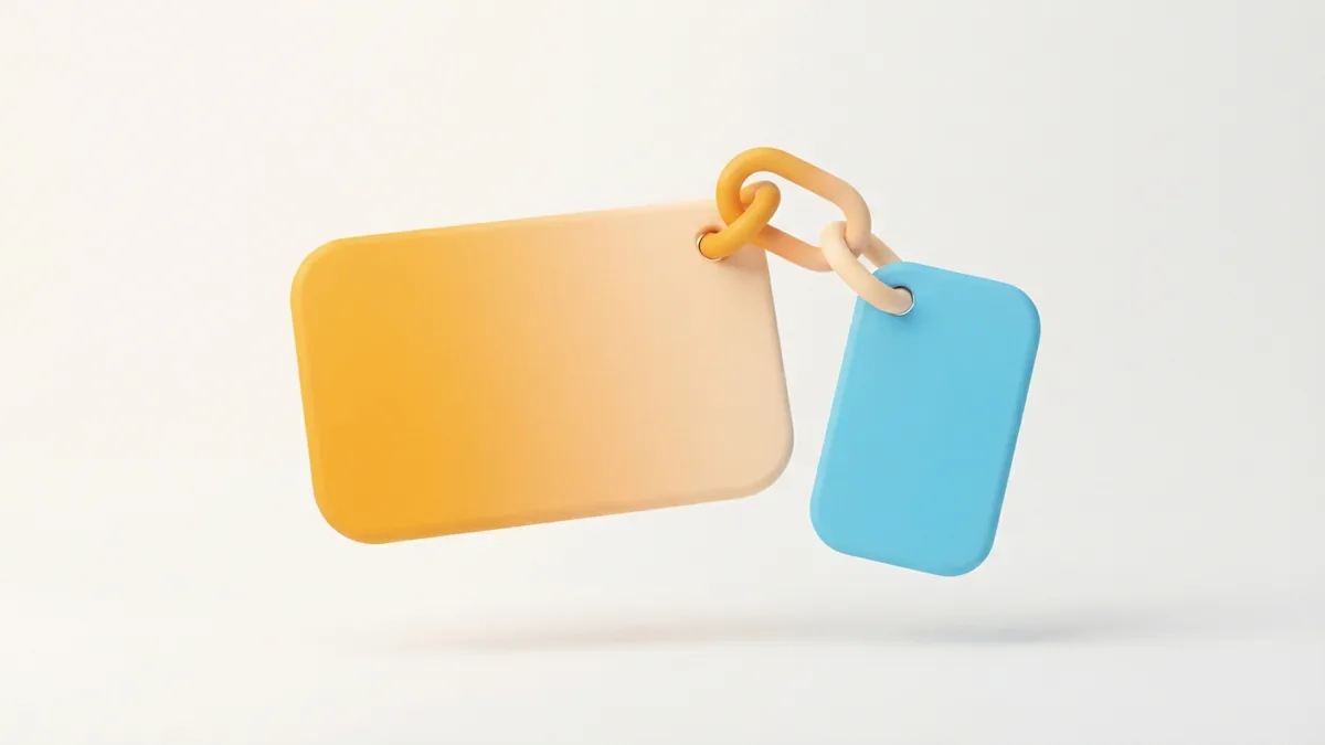 Connecting two social profiles Two rounded profile shapes joined by a link to represent sharing a Snapchat name on Instagram