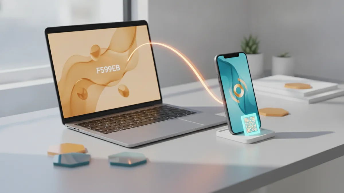 Laptop and phone together on a desk for cross-platform engagement planning