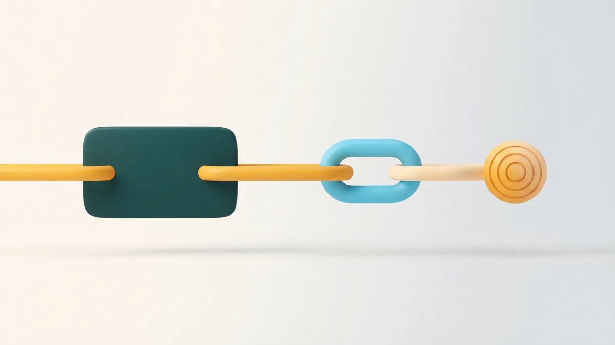 Profile link optimization Geometric path and connected forms representing clear profile link optimization
