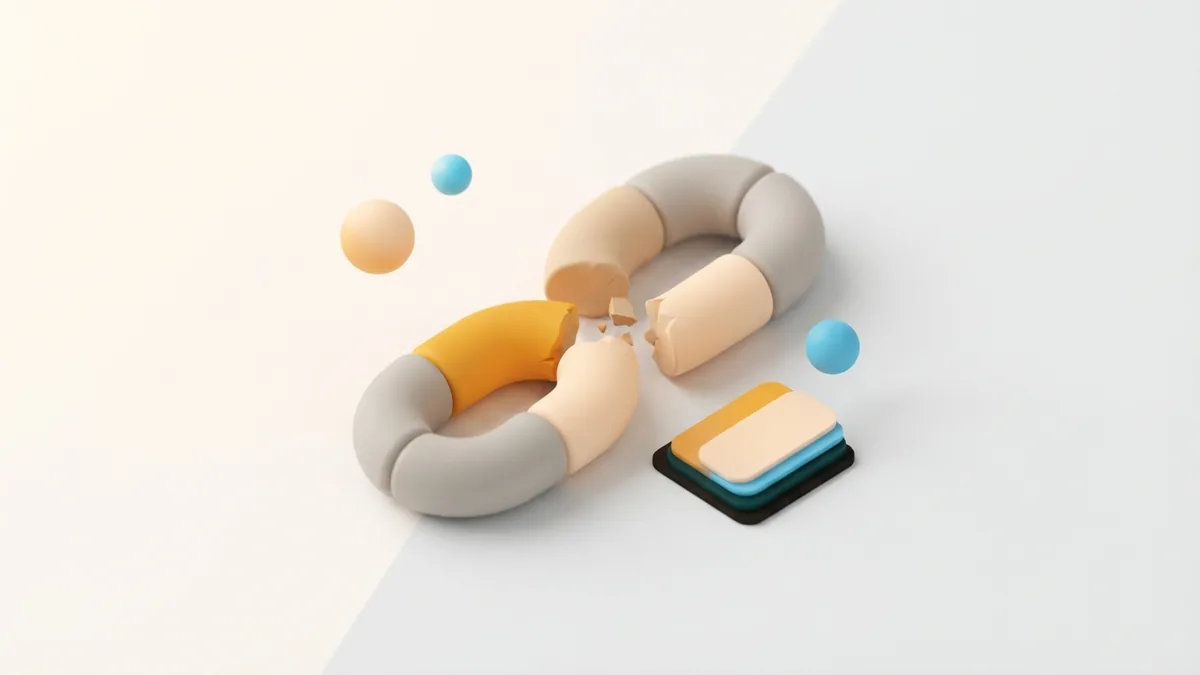 Abstract connected link repair concept for solving profile music access issues