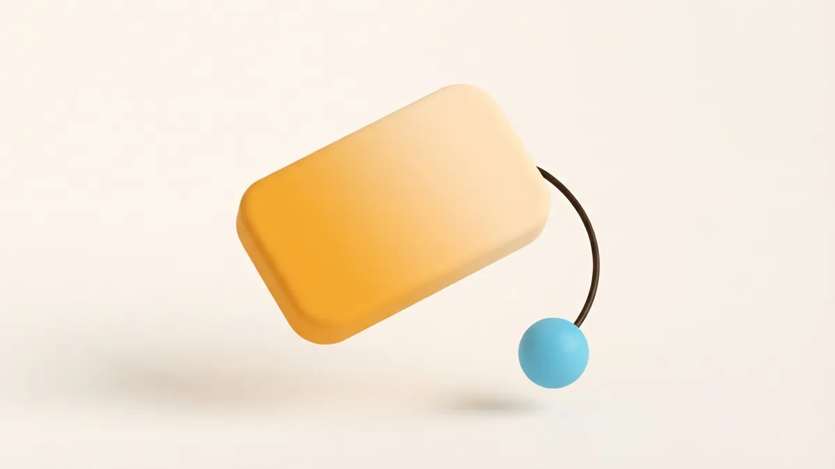 A rounded link shape representing the steps to add a blog address to an Instagram profile