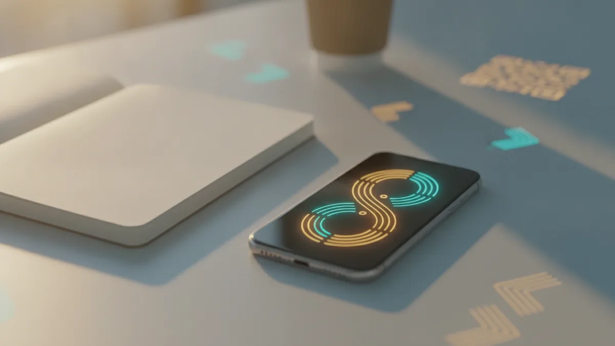 Notebook and phone used to craft a clear CTA for an Instagram bio link
