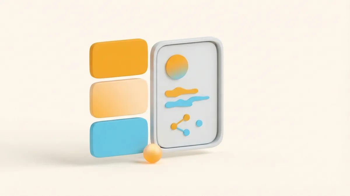A clean arrangement of rounded cards that suggests a welcoming social profile