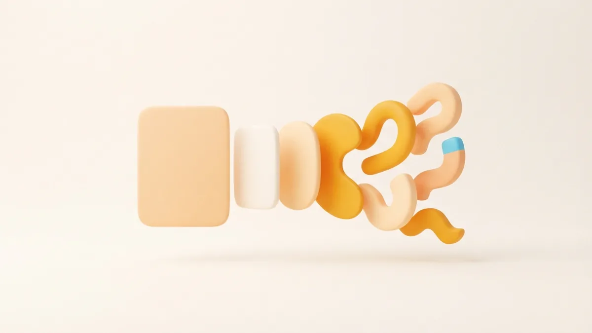Explore different font styles Abstract clay chips showing the process of creating varied bio font styles