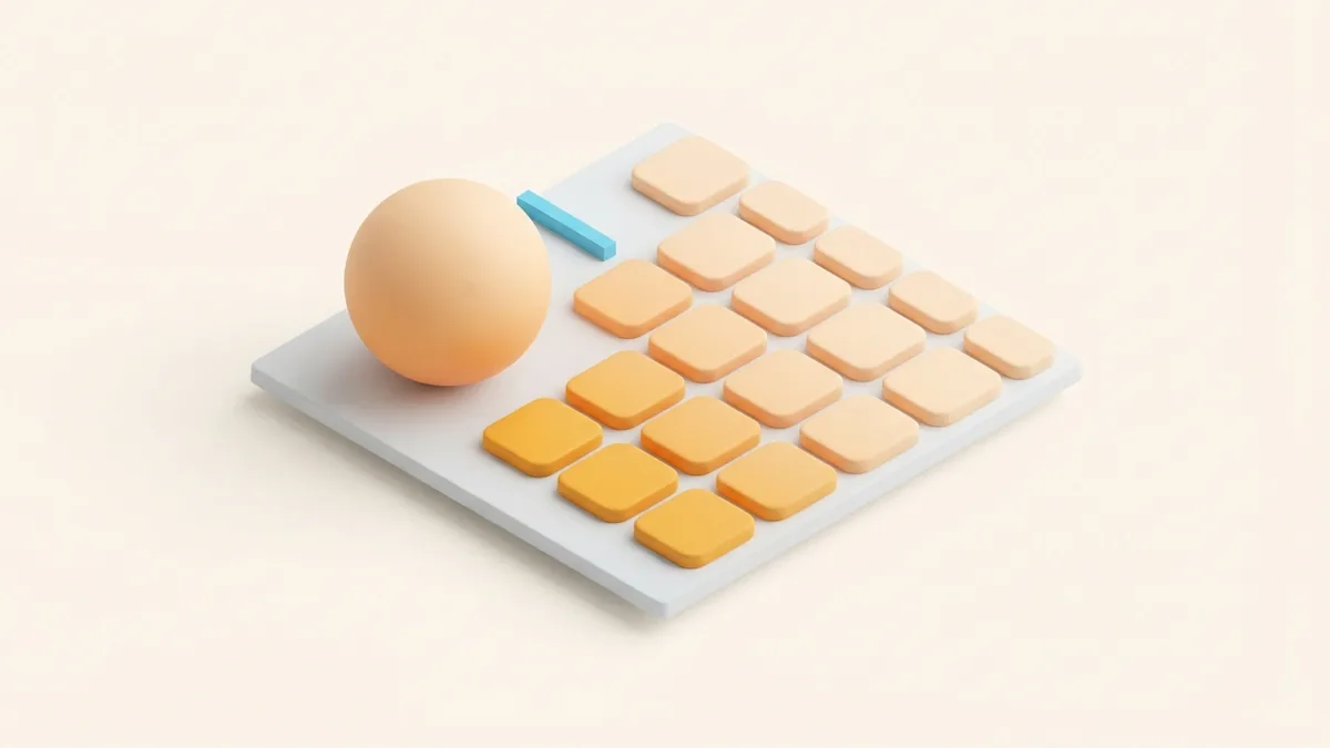 Birthday settings and privacy Blank rounded calendar shapes and a sphere suggesting birthday settings and privacy