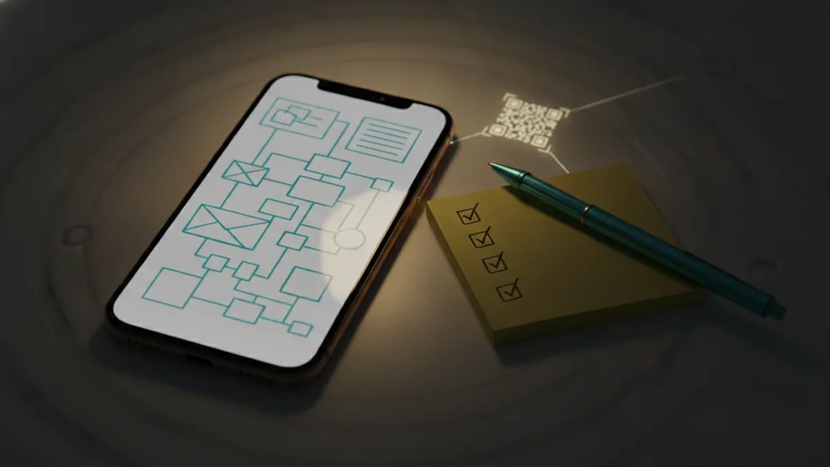 Avoid broken lines and links Reviewing a messy draft and fixing formatting issues on a phone
