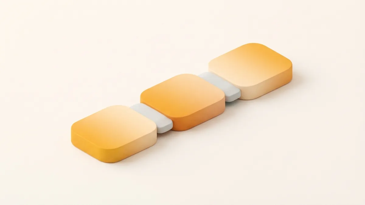 Three connected shapes showing the main parts of an effective Instagram bio
