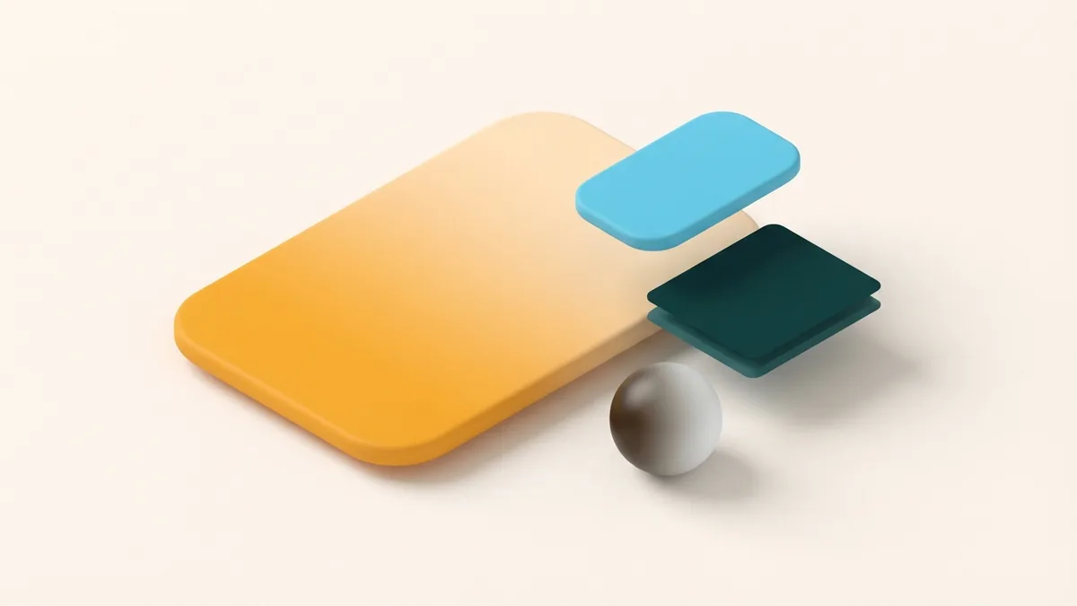 Simple steps for profile editing Abstract profile card with simple rounded controls for editing a social bio