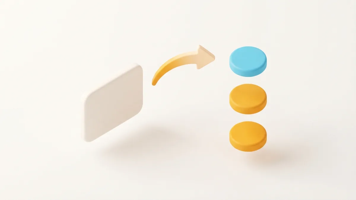 Abstract cards and connected nodes showing simple mobile channel bio editing steps