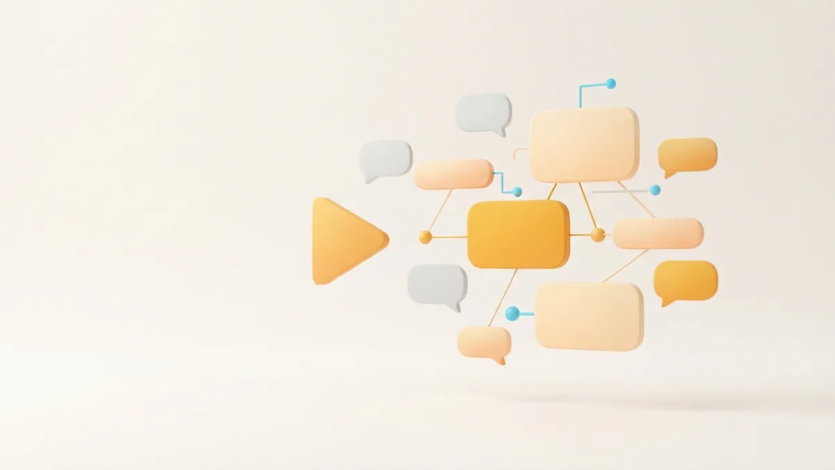 Connected content cards showing answers and media for profile visitors