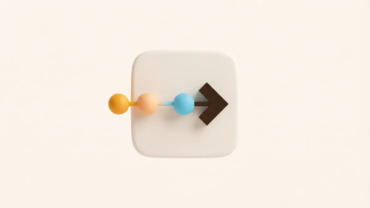 Make a strong first impression Rounded profile card and linked shapes showing the value of a clear first impression