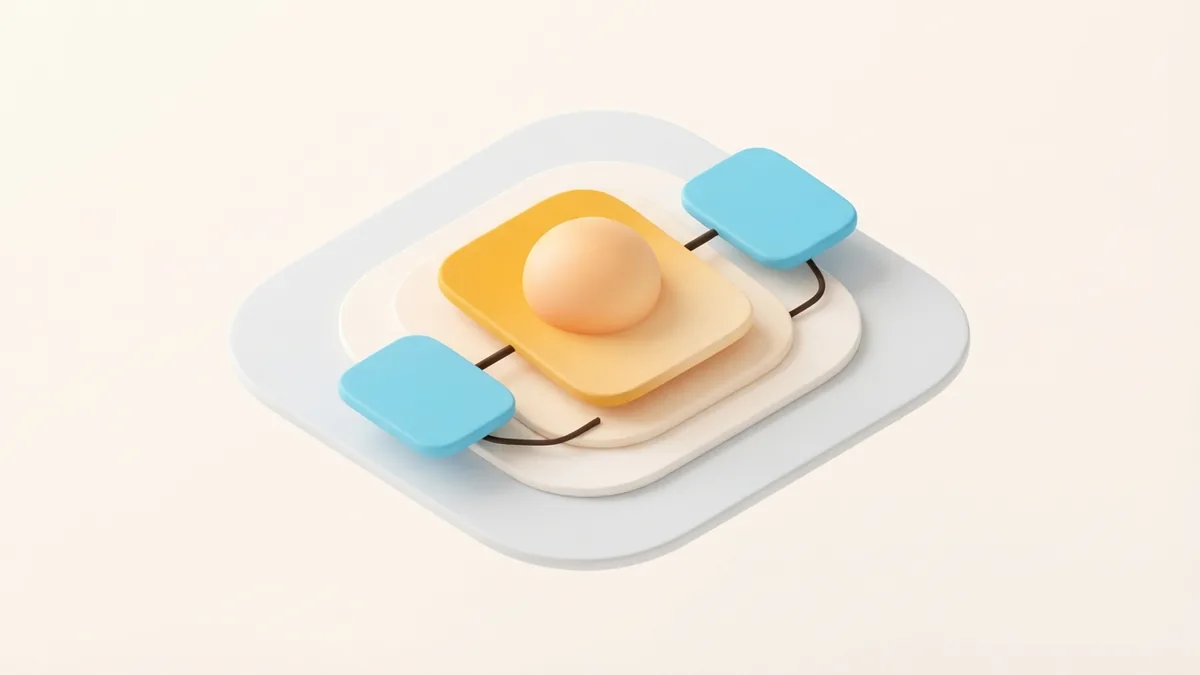 Build a complete profile A tidy set of profile elements linked by simple lines on a warm neutral background