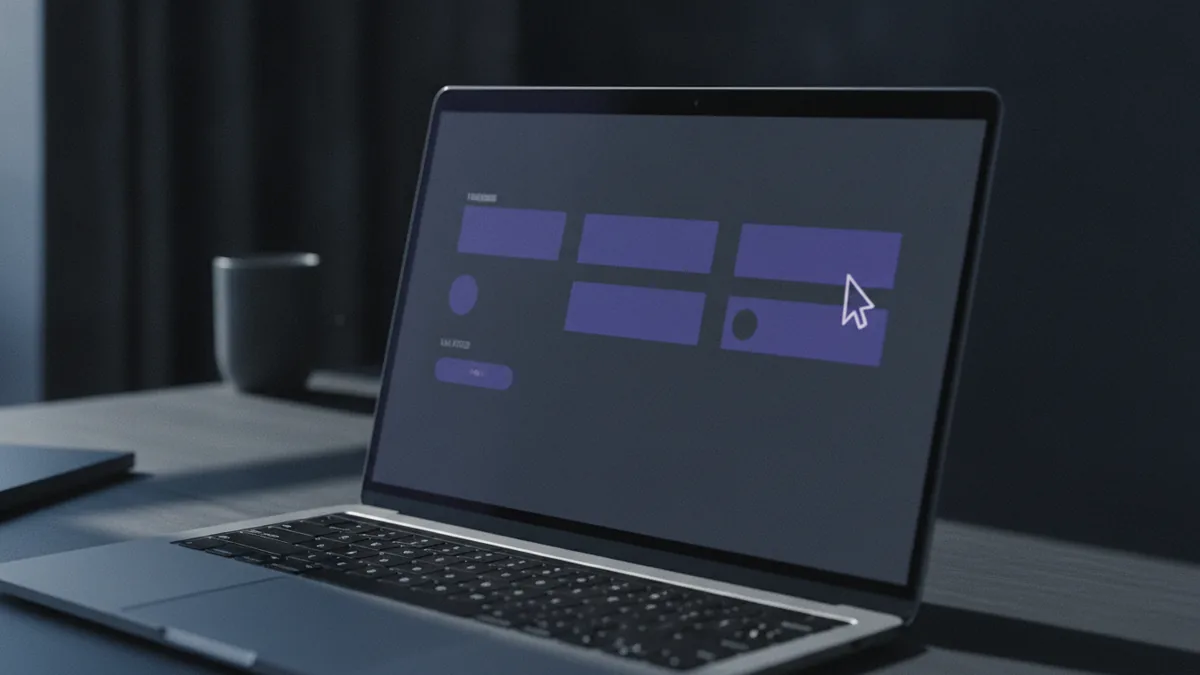 Laptop screen focus that suggests verifying clickable links and formatting