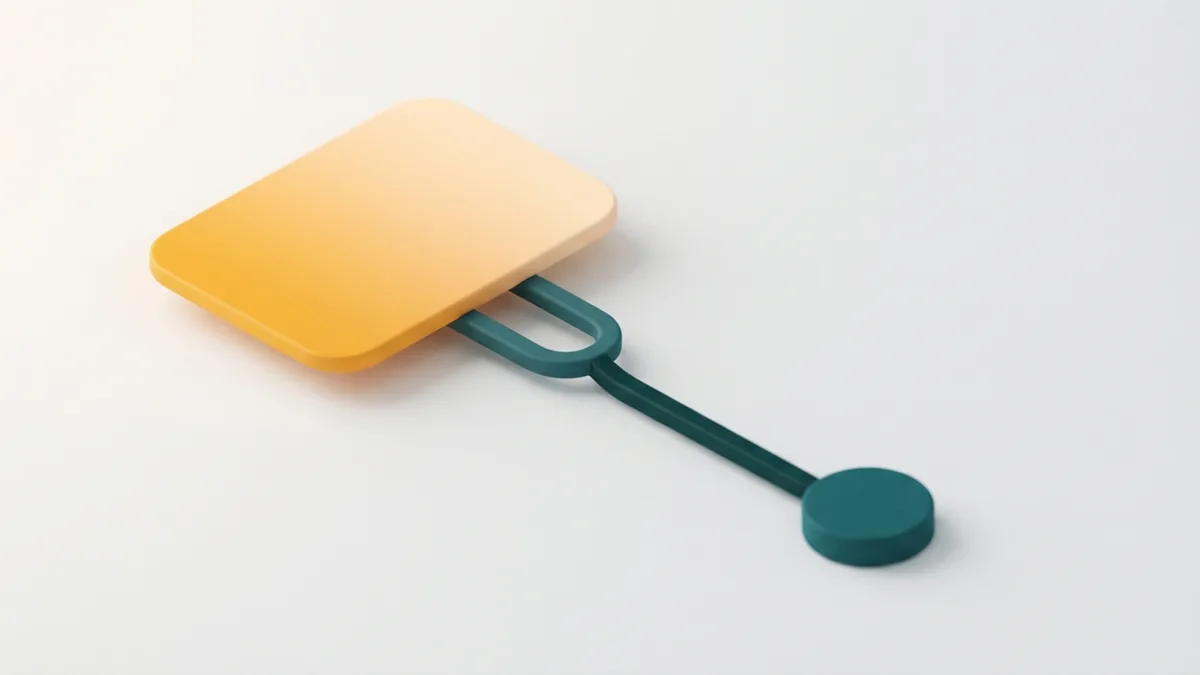 One clear destination for your bio link Single warm link connecting a profile card with one clear website destination