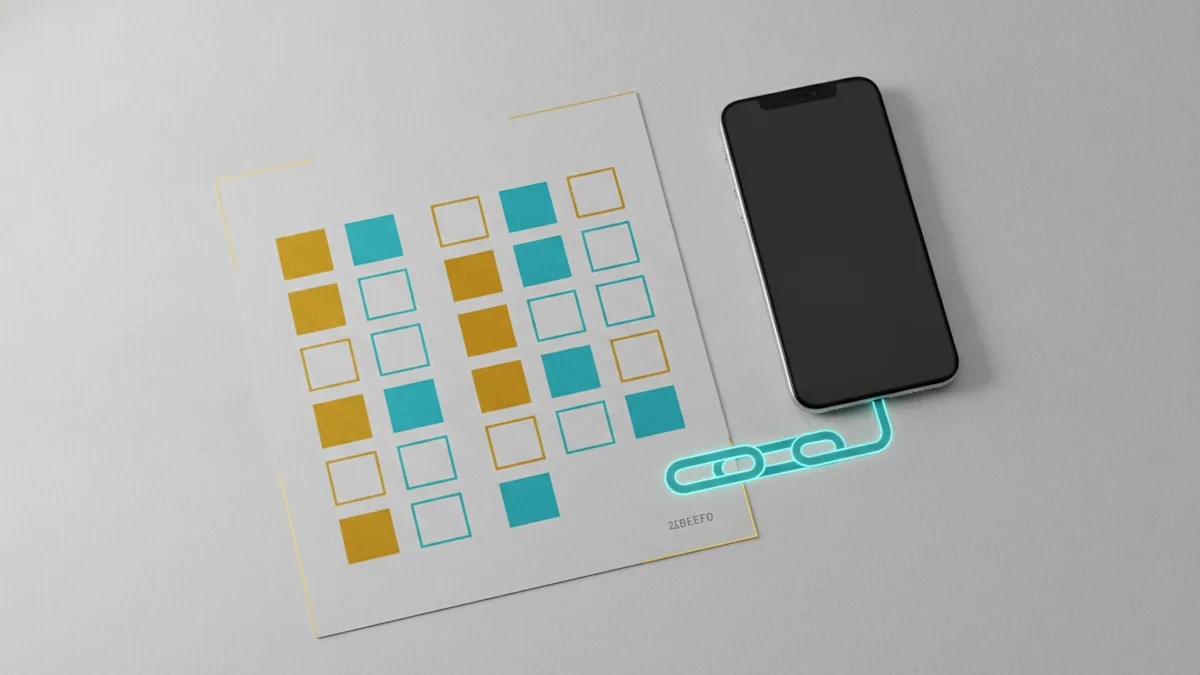 Minimal checklist layout for organizing Instagram bio parts