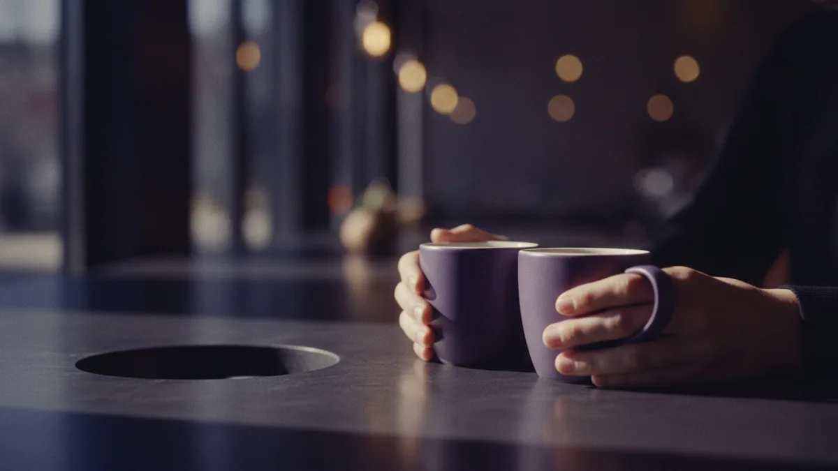 Friendly social moment that highlights clarity in relationship status