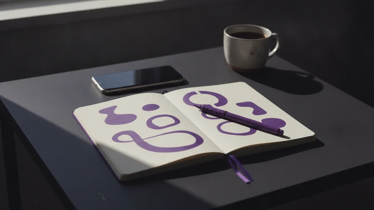 Input methods Phone and notebook setup for entering roman numerals on Instagram
