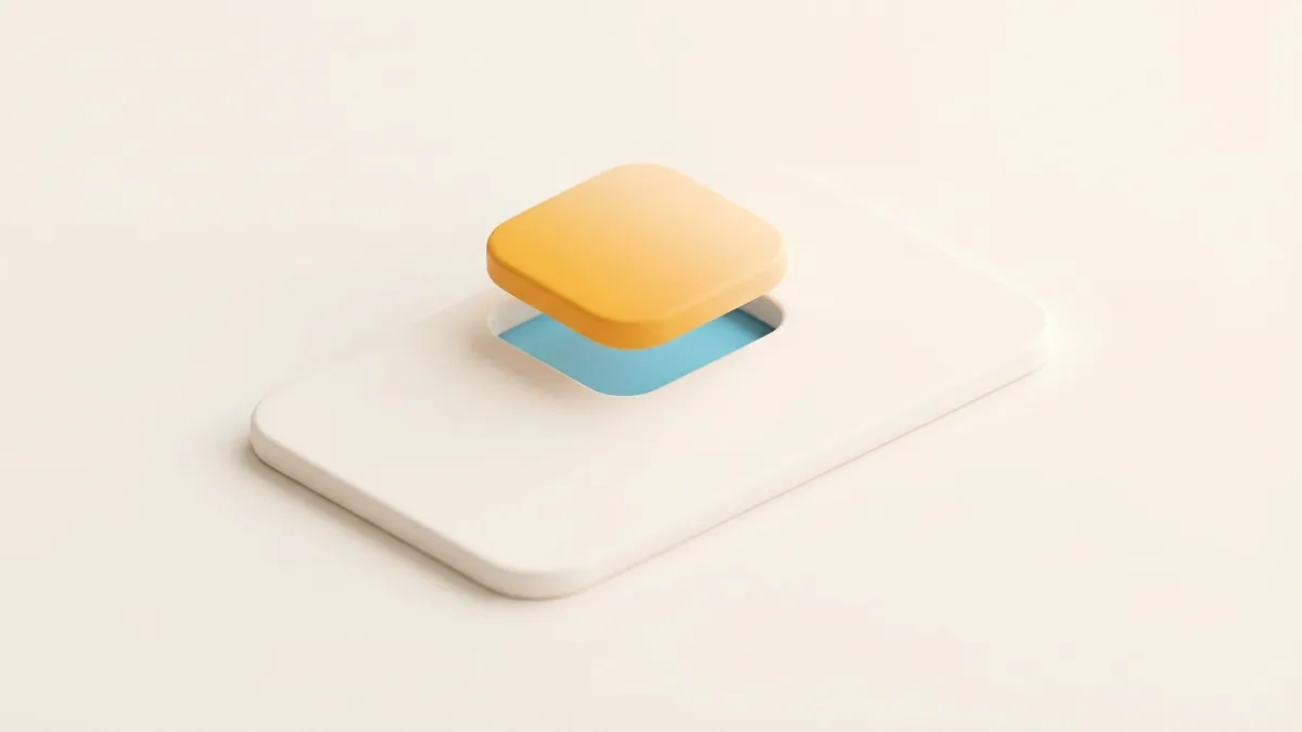 A badge separated from a plain profile card to represent removing the Threads badge