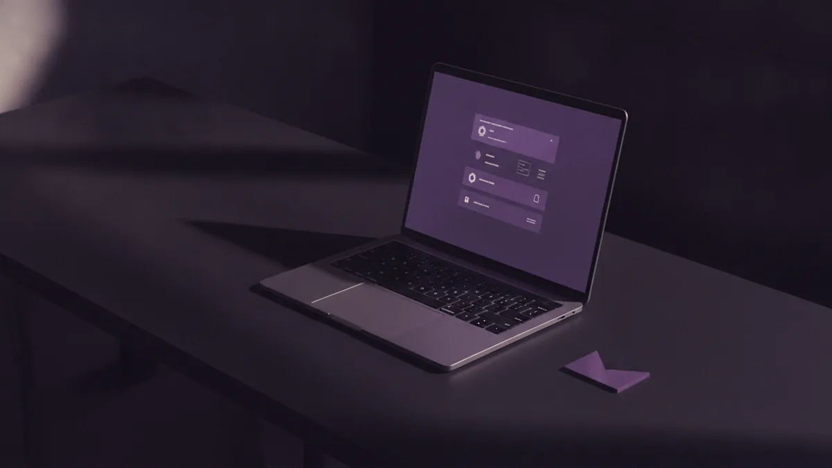Laptop settings view for accessing former Instagram bio texts