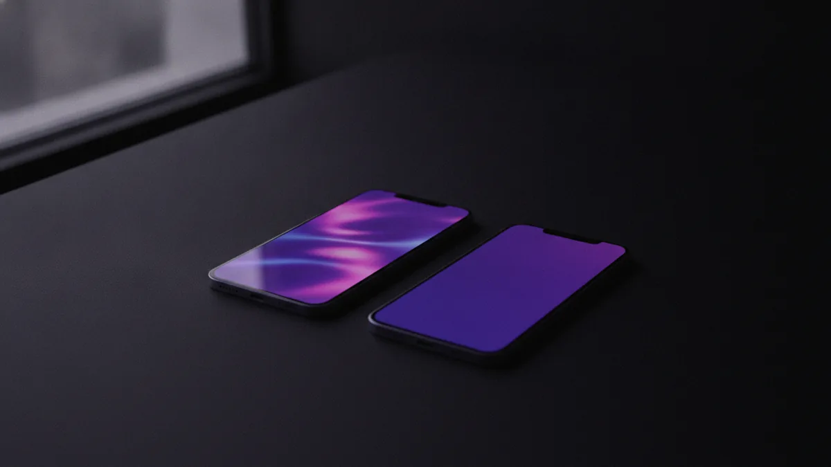 Two devices highlighting how timing affects what you notice