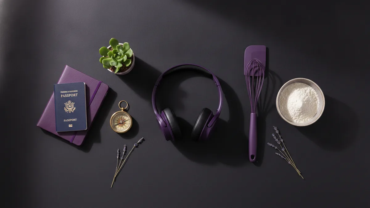 Find a bio style for your audience Bright creative desk scene showing varied Instagram bio themes for different audiences