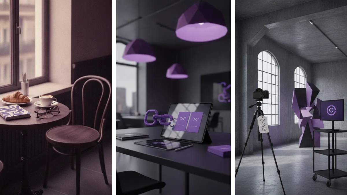 Three distinct visual styles representing personal, business, and creator Instagram bio directions.