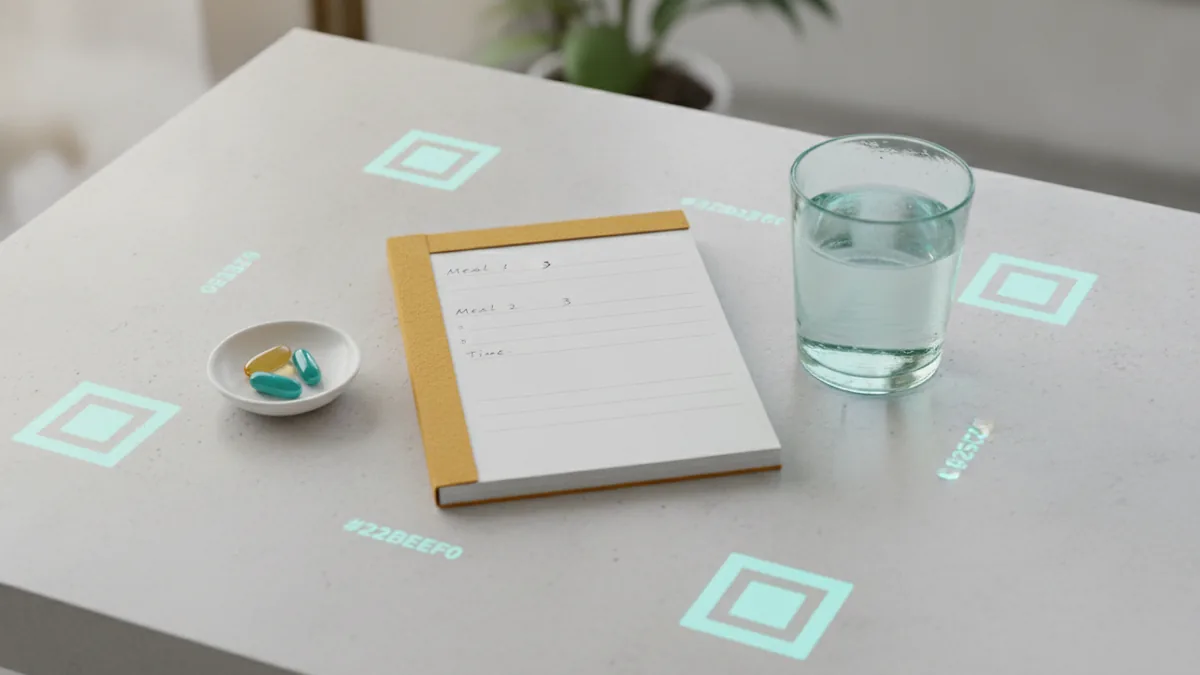 Track results Tracking notes and water to judge digestion and craving changes over time