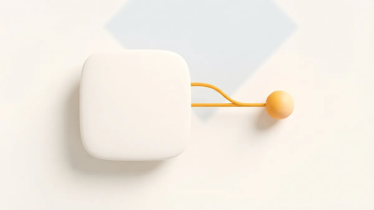 A bio that guides profile visitors A rounded profile card links to a destination node, showing a clear next step