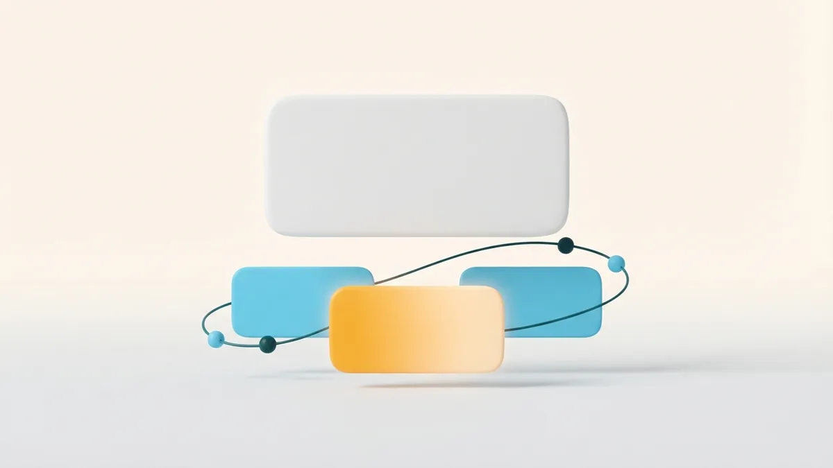 A tidy link hub with one highlighted destination and a few neatly arranged choices