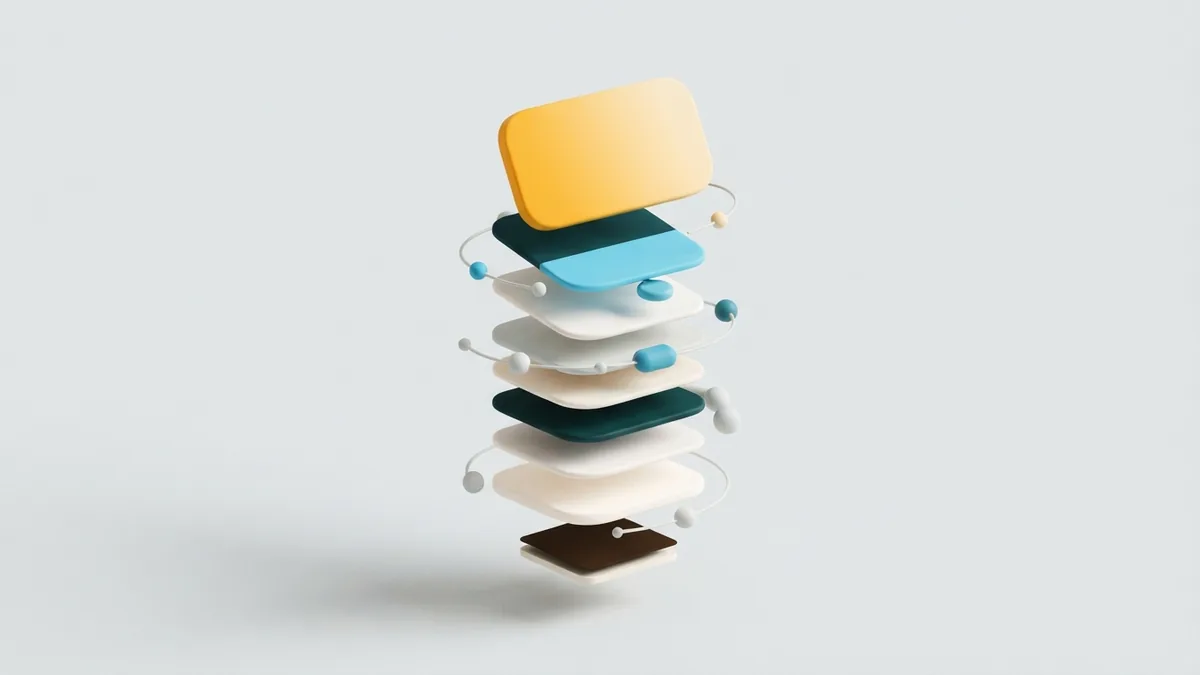 Rounded cards showing a clear path from a social profile to an external destination
