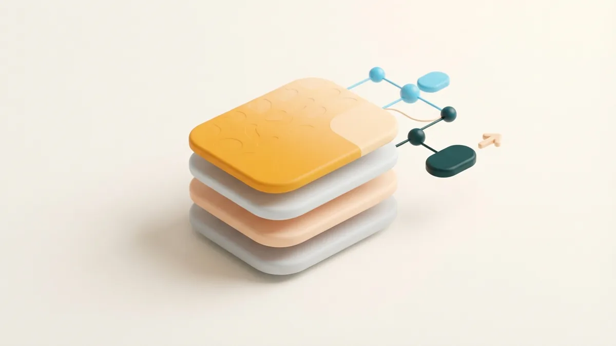 A neat stack of linked cards shows a clear and well-ordered bio link page