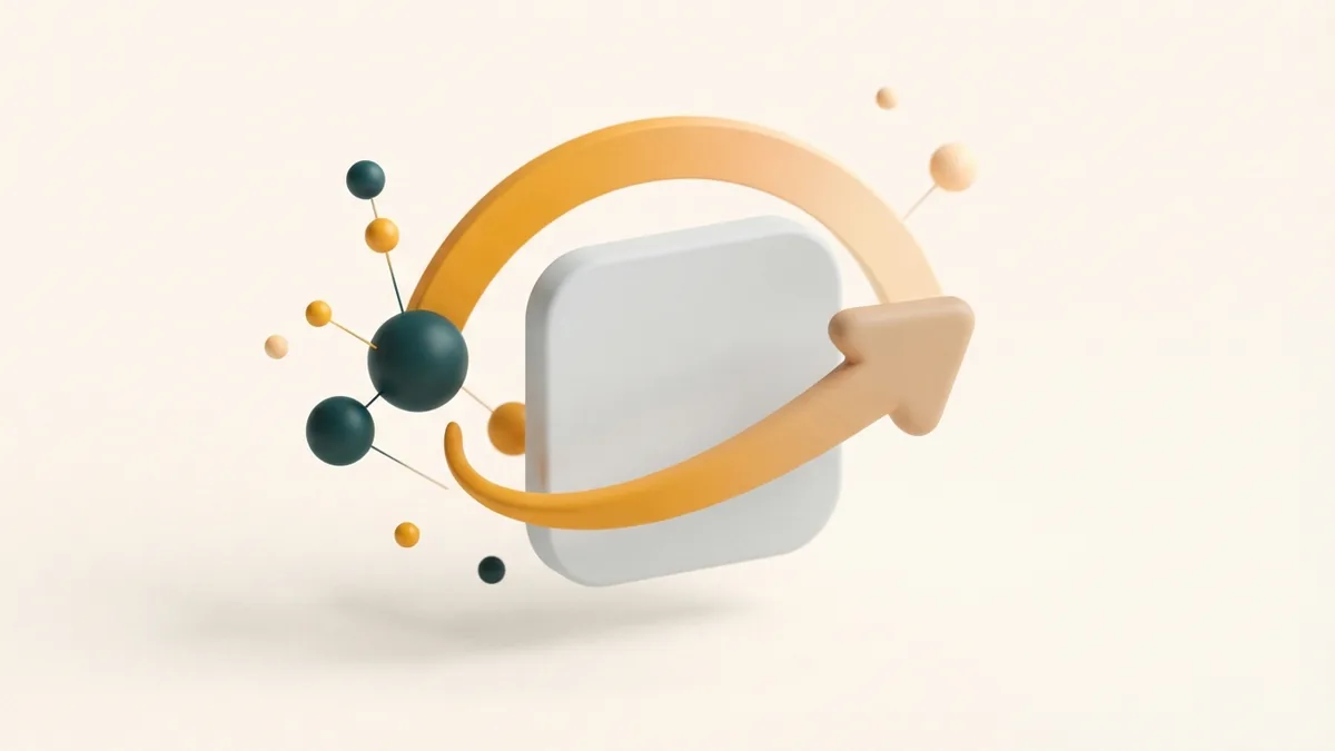 A profile bio can help visitors find their next step Rounded profile card and connected nodes show how a TikTok bio can guide interested viewers