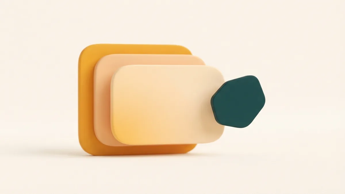 Neat rounded shapes beside one offset chip show the value of simple bio formatting