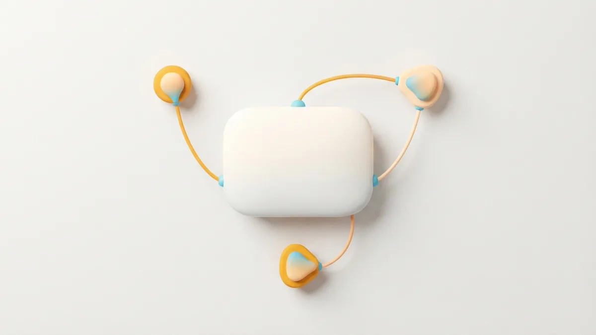 Connect with the right audience Abstract connected nodes representing an engaging TikTok bio strategy