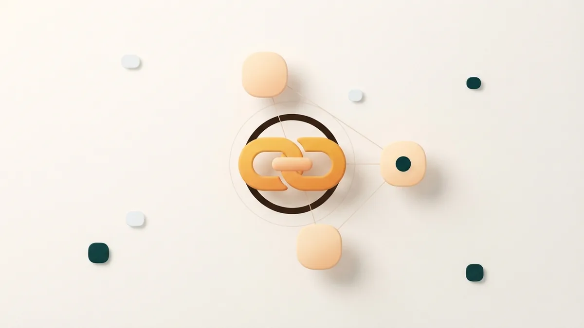 A clear and simple bio layout Simple link shape and spaced chips representing a clean, easy-to-use social bio