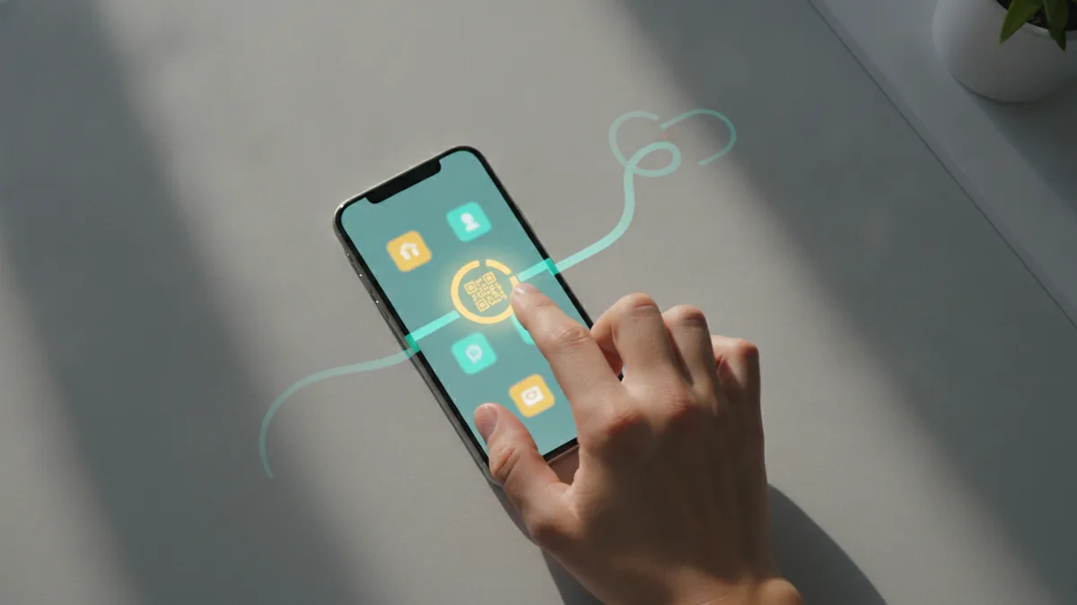 Turn off the bio display Hand tapping phone settings to manage what appears in a TikTok bio
